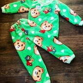 Тепла дитяча махрова піжама, 110-116 розмір!