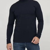 Мужской гольфик на флисе ! черный 46,48,50,54р