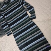 Superdry, uk12. Брендова сукня міді рубчик