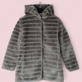 Теплая меховая куртка, шубка 12-14 лет ❣️