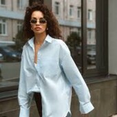 ❤️Базовая рубашка голубого цвета ❤️Смотрите мои лоты ❤️