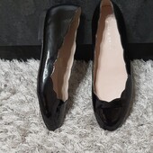 р.37. Туфельки/балетки Mint & Berry нат.шкіра
