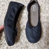 р.41.Туфельки/балетки Tamaris нат.замша.