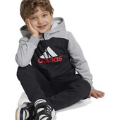 Спортивна утеплена кофта на блискавці/толстовка/зіп-худі на хлопчика 3-4р adidas