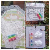 В лоте 3,набора для творчества