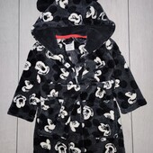 Плюшевий халатик Primark, з кишенями, 9-12міс / 80см