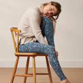 ♕ М'які легінси з суцільним принтом Tchibo(Німеччина), р. наш 50-52(44/46 євро)