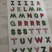 Наклейки англійські літери Crelando Німеччина