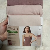 6023.Лот 3 шт ,майка esmara Л 44/46