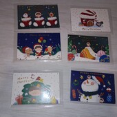 Новорічна листівка в конверті. 1 на вибір