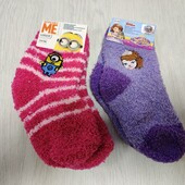 Дисней! Миньоны и София! Махровые носки для девочки! 2 пары! 23-26 размер! Лот 31