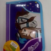 Пенал 1-яр.с 2 відв.,наповн"Girl & Horse" 97249