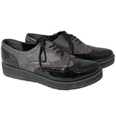 Мягкие, легкие удобные туфли ботинки оксфорды с кожаной стелькой 37р