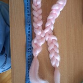 Резинки-косічки,2 шт,рожеві