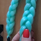 Резинки-косічки,світяться у темряві,2 шт