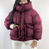 Класний пуфер-куртка трендового кольору MB.Objесt на шикарні форми.