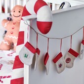 Адвент календар шкарпетки на нитці