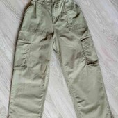 Primark стильные широкие джинсы карго на подростка рост 158 см