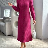 Тонка але м'якенька сукня міді.