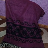 Гарный теплый палантин