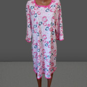 Нічна сорочка утеплена байкою