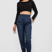 Штани жіночі утеплені, колір синій