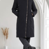 Жіноча зимова куртка см капюшоном. Розмір S-XL