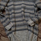 Светр-туніка, великого розміру, оаерсайз