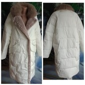 Класна подовжена куртка- пальто на шикарні форми.