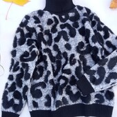 Женский теплый свитер оверсайз альпака