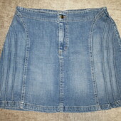 Летняя фабричная джинсовая юбка, отличное состояние