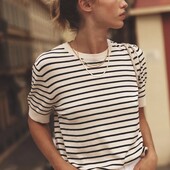 Стильний реглан з коротким рукавом, XL