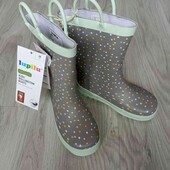 Lupilu брендовые резиновые деми сапожки на девочку размер 28
