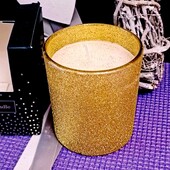 Шикарная красивейшая свеча в стакане в подарочной упаковке