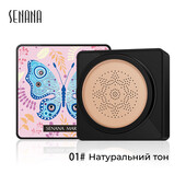 Тон 1або 2)Кушон для лица + спонжик Beauty Linasi Senana Marina)