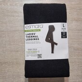 Есмара! Жіночі термолосіни, утеплені жіночі легінси! 100 ден, чорні! 44/46 євро 50/52 наш! Лот 18