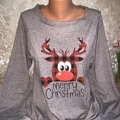 Лонгслів новорічний, НОГ 52/60см.