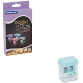 Точилка подвійна зелена