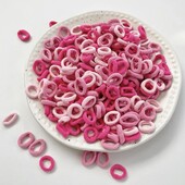 Лот-98шт! Набір яскравих, маленьких резиночок для волосся