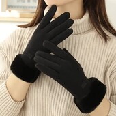 Стильні, мякенькі рукавиці на тонкому утеплені