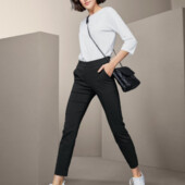 Комфортні чорні еластичні штани у двох розмірах Німеччина