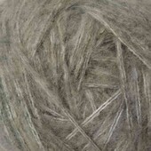 пряжа пух цвет серый 