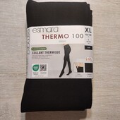 Есмара! Жіночі термоколготки, теплі жіночі колготки! 100 ден, чорні! 44/46 євро 50/52 наш! Лот 23