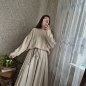 Натуральна, базова спідничка з кишенями, відмінний стан ❤️