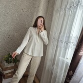 Базова, біла блуза, замок ✨