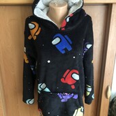 Меховушка, плюшева туника, кофта, худи, S-M. m&s. в ідеалі