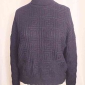 Светр-гольф фактурної в'язки М/Л/ХЛ
