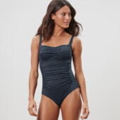 ♕ Шикарний злитий купальник з UF і хлор захистом, Tchibo (Німеччина) розмір наш 44-46 (36 євро)