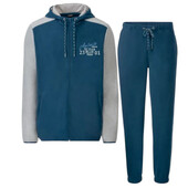 Теплий флісовий чоловічий костюм з капюшоном S 42/44