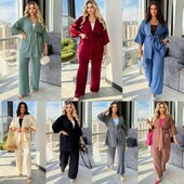 стильний костюм льон